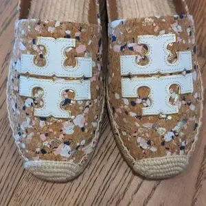 Tory Burch | Shoes | Tory Burch Ivory Confetti Gold Cork  Tory Burch New Ivory Confetti Espadrille main image 2